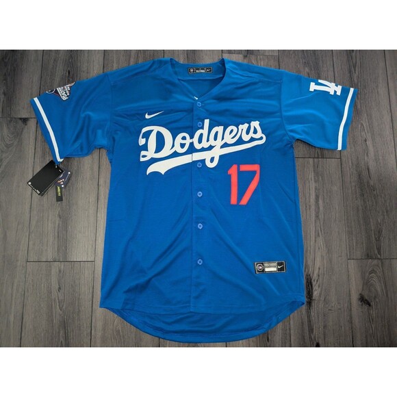 Other - Shohei Ohtani 2025 World Series Dodgers Kanji BLUE Jersey Men's Size Large
